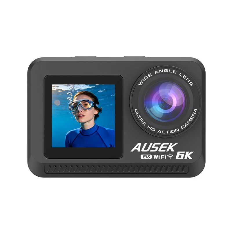AT-M84TR 6K Waterproof Dual-Screen Action Camera for OEM Buyers