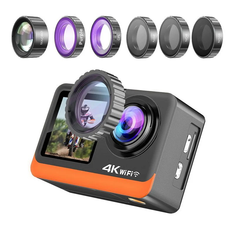 AT-M80TR action camera waterproof housing or protective case view