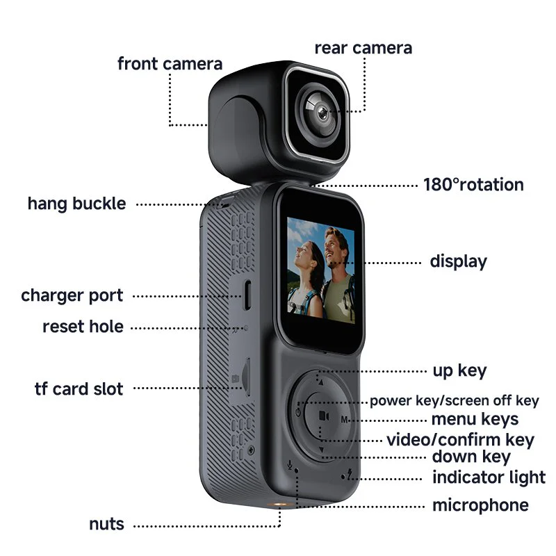 AT-Q3 pocket camera product detail view AT-Q3 pocket camera product detail view