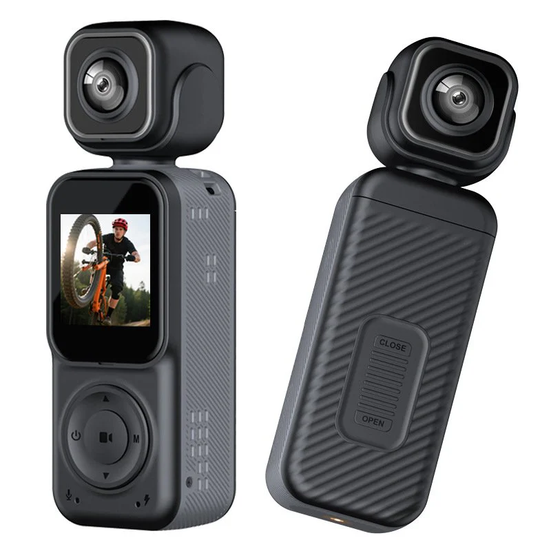AT-Q3 dual-lens pocket camera alternate front view