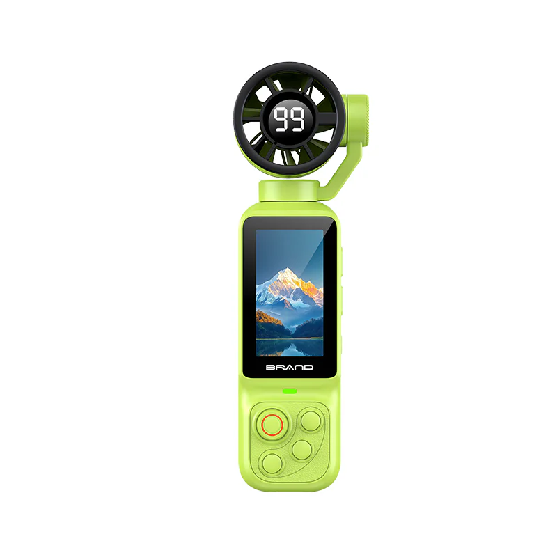 AT-H35 handheld camera with cooling fan body and size image position