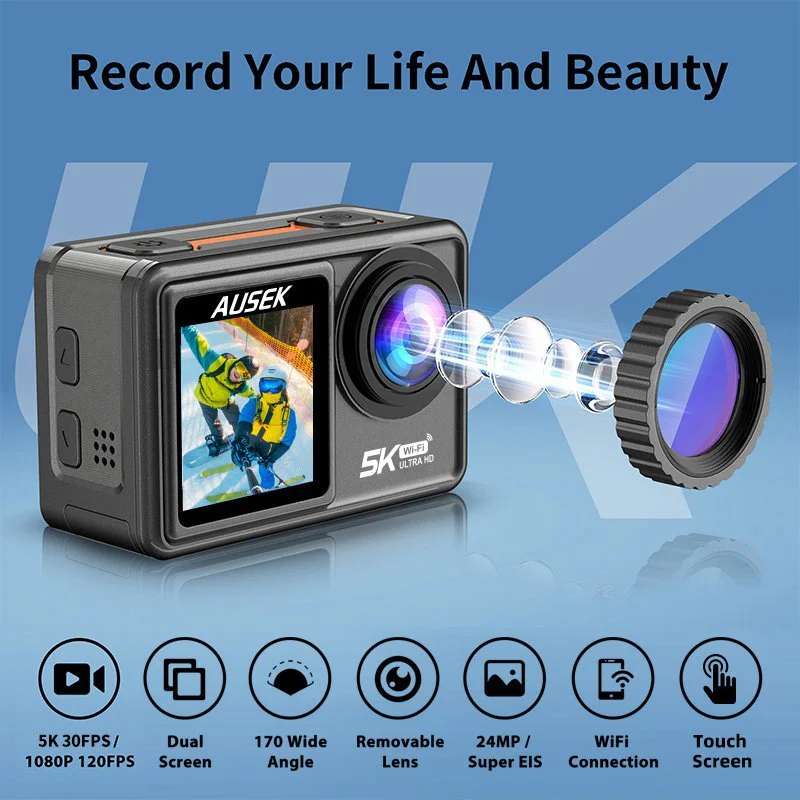 AT-M81TR action camera product detail view