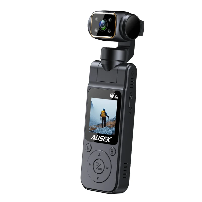 AT-G104-4K AUSEK sample front view with display and infrared LEDs
